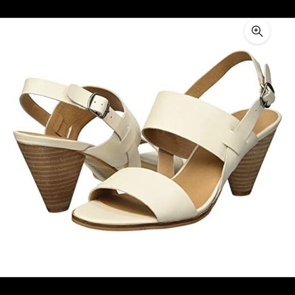 Lucky Brand Vaneesha stacked heel sandal 10 leather Boho Inspired - Picture 1 of 15